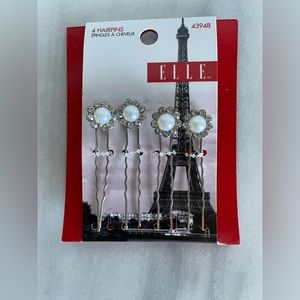 NWT hair pearl hair pins